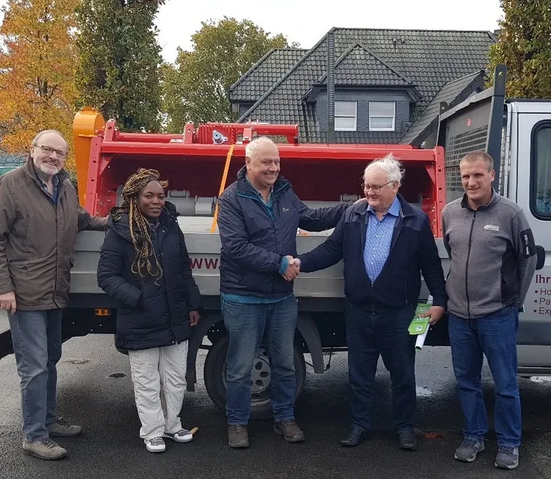 A huge thank you to Dücker for donating a flail mower for Togo