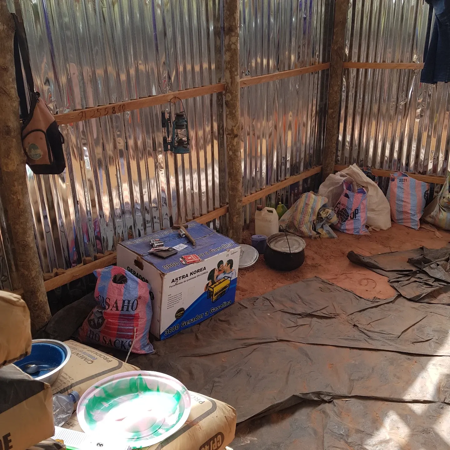 The young men also sleep in the storehouse so nothing gets stolen