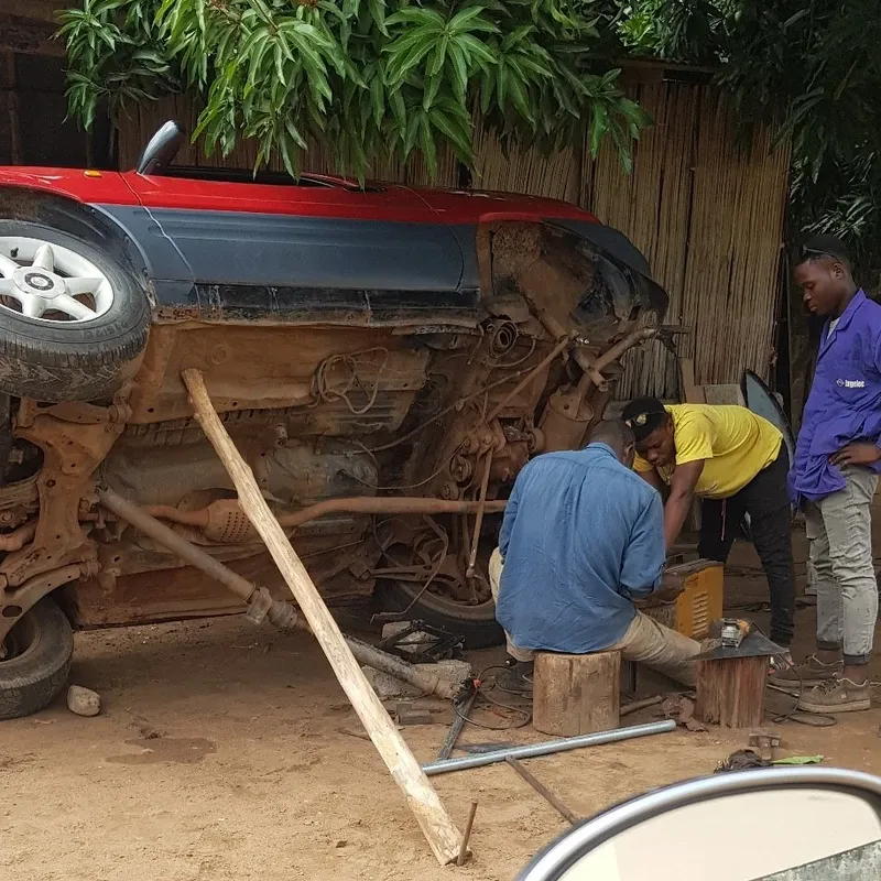 Cars in Togo are almost all used cars from Europe